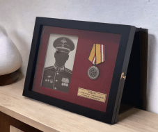 Памятный планшет-рамка с медалью Участник специальной военной операции