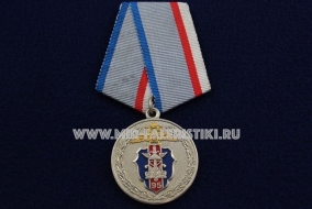 Медаль Финансовая Служба МВД 95 лет Служим России Служим Закону