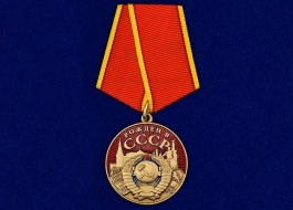 Медаль Рожден в СССР (в бархатистом футляре)