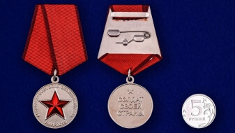 Медаль Ветерана (Солдат Своей Страны) в футляре