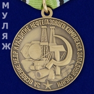 Медаль За Освоение Недр и Развитие Нефтегазового Комплекса Западной Сибири (муляж)