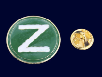 Значок с символом Z (хаки)