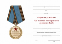 Медаль За отличие в ветеранском движении ВДВ