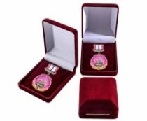 Медаль Девушка Солдата За Верность (в бархатном футляре)