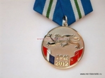 Медаль Нормандия - Неман Normandie-Niemen 1942-2012 (ц. белый)