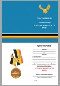 Медаль Специальные Части ВМФ За Службу Отечеству