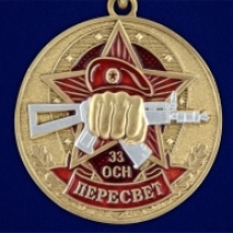 Медаль За службу в 33-ем ОСН "Пересвет"