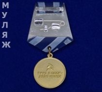 МЕДАЛЬ ЗА ВОССТАНОВЛЕНИЕ ПРЕДПРИЯТИЙ ЧЕРНОЙ МЕТАЛЛУРГИИ ЮГА (муляж)