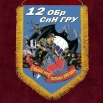 Памятный вымпел "12 ОБрСпН ГРУ"