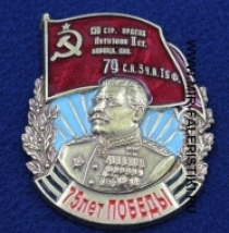 Юбилейный Знак 75 лет Победы (Сталин)