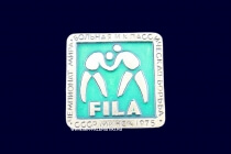 Значок Чемпионат Мира Минск 1975 года Вольная и Классическая Борьба (FILA) оригинал
