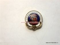 ЗНАК 50 ЛЕТ ПОЛЕТА Ю.А.ГАГАРИНА В КОСМОС (БЕЛЫЙ ФОН Ц. ЗОЛОТО)