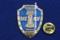 Знак МГОУ Юридический факультет (синий)