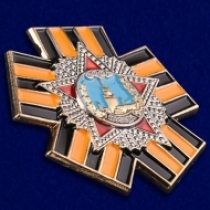 Знак с Орденом Победы (георгиевская лента)