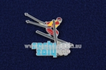 Знак Сочи 2014 Лыжи Скоростной Спуск SOCHI.RU 2014 Олимпиада