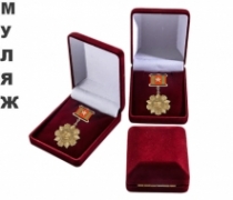 Медаль За Отличие в Воинской Службе СССР 1 степени (памятный муляж) в бархатном футляре