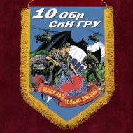 Настенный вымпел "10 ОБрСпН ГРУ"