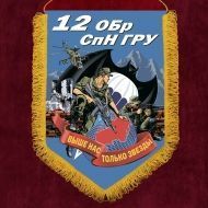 Памятный вымпел "12 ОБрСпН ГРУ"