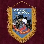 Подарочный вымпел "12 ОБрСпН ГРУ"