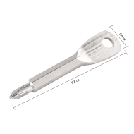 EDC-комплект отверток-брелок для ключей (серебристый)