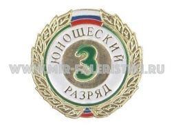 ЗНАК 3 СПОРТИВНЫЙ ЮНОШЕСКИЙ РАЗРЯД