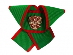 Знак Герб России (зеленый бант)