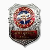 Знак МЧС России EMERCOM Ведомственная Охрана (оригинал)