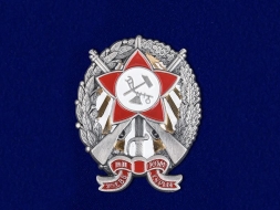 Знак Первые Советские Пехотные Петроградские Командные Курсы РККА (муляж)
