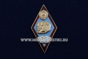 Знак Ромб УМЛ (голубой фон, красный кант)