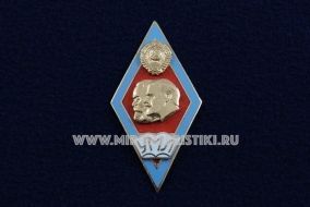 Знак Ромб УМЛ (красный фон, голубой кант)