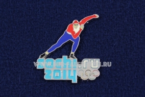 Знак Сочи 2014 Конькобежный спорт SOCHI.RU 2014 Олимпиада