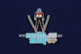 Знак Сочи 2014 Прыжки с трамплина SOCHI.RU 2014 Олимпиада