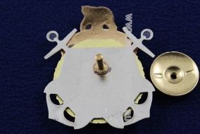 Знак ВМФ За Службу Новая Земля Центральный Полигон России (горячая эмаль)