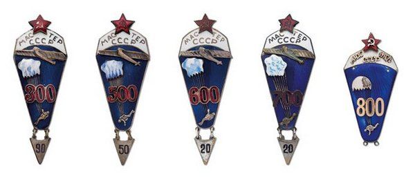Мастер парашютного спорта СССР